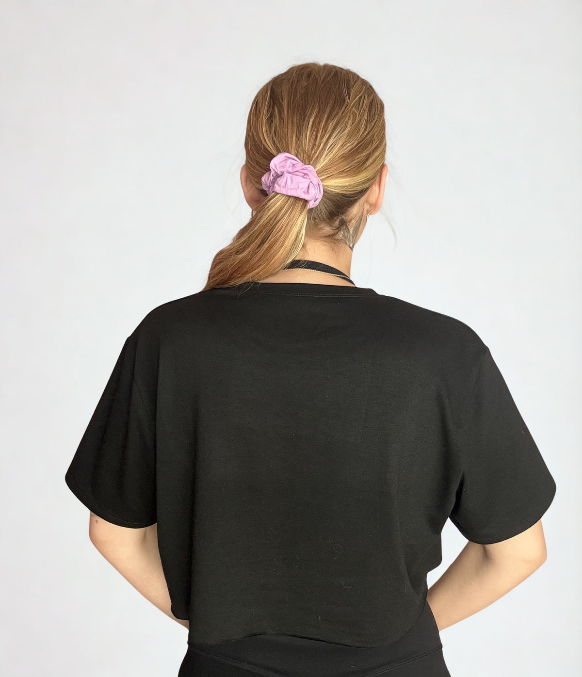 Everyday Cropped Tee - Black
